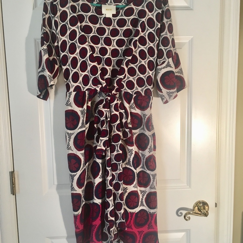 ANTHROPOLOGIE silk dress